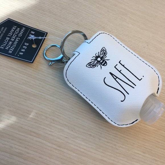 Rae Dunn BEE Safe Travel Hand Sanitizer Case - NWT